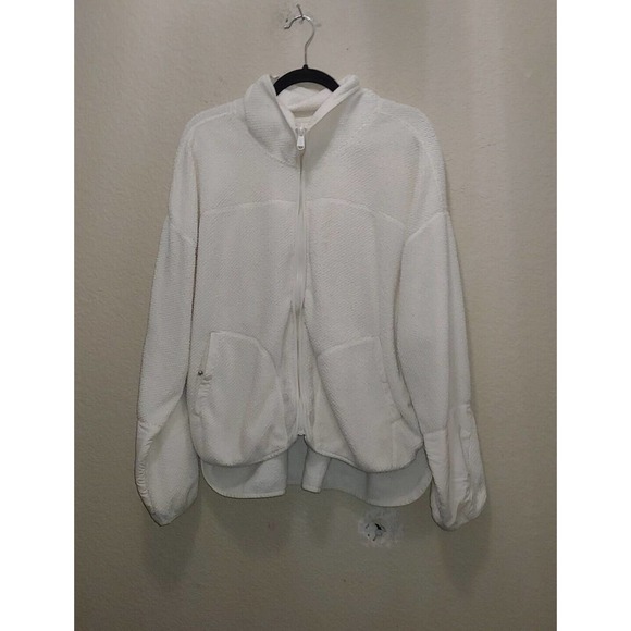 L Free People Movement Ziggy Up Cream Fleece - Picture 2 of 7